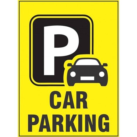 Parking car signs